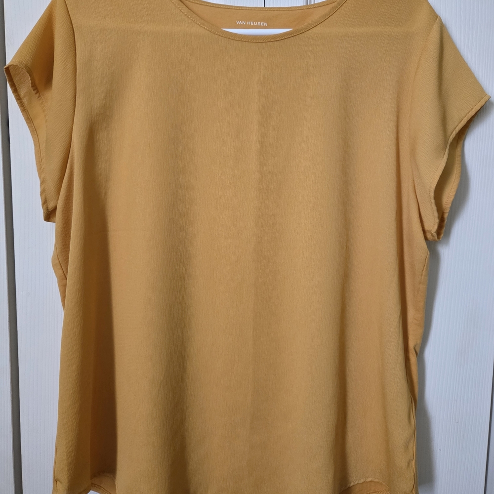 Van Heusen Mustard Blouse